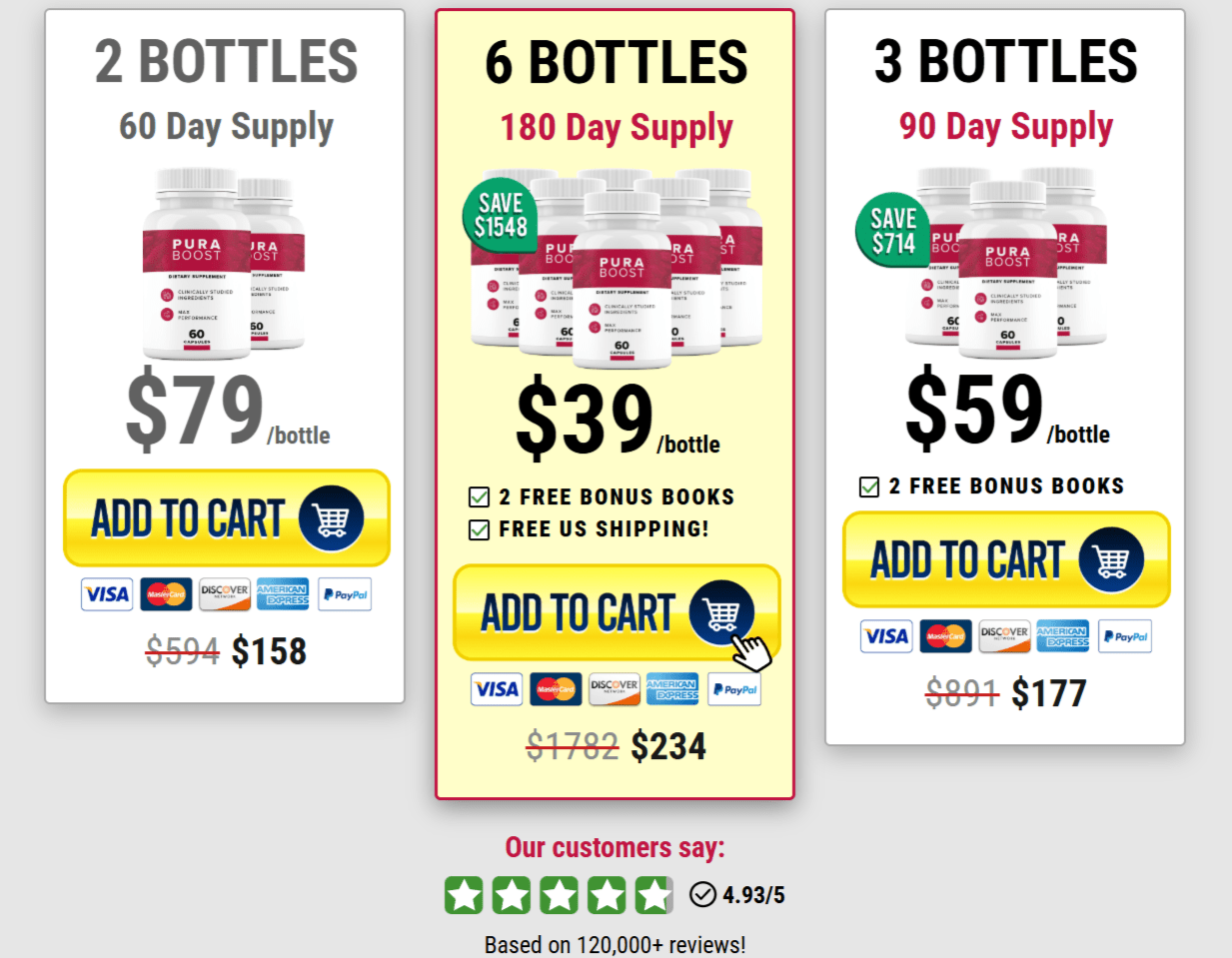 Pura Boost sale